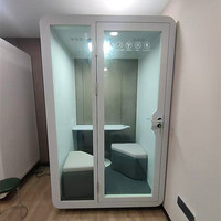 Cabine insonorisée moderne IBooth pour bureau et domicile avec design modulaire pour hôtel, hôpital, école - Panneaux acoustiques écologiques