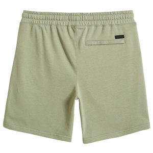 กางเกงขาสั้นผู้ชายเอวยางยืดผ้าฝ้ายปักโลโก้ตามสั่งขายส่ง คุณภาพสูง กางเกงขาสั้นผ้าฟลีซเรียบๆ สำหรับขาย - Product Image 2