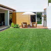 Herbe artificielle à double tonalité de 40mm de qualité professionnelle pour l'arrière-cour mettant des verts et des mini terrains de golf