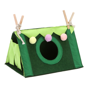 Cómoda tienda <span class=keywords><strong>de</strong></span> campaña <span class=keywords><strong>de</strong></span> fieltro <span class=keywords><strong>para</strong></span> mascotas pequeña, escondite <span class=keywords><strong>de</strong></span> animales pequeños, espacio <span class=keywords><strong>de</strong></span> anidación acogedor <span class=keywords><strong>para</strong></span> hámsteres, conejillos <span class=keywords><strong>de</strong></span> indias y conejos - Product Image 1