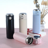 Gobelet isotherme en acier inoxydable avec affichage de la température, tasse à thé avec autocollant Hydrogenbottle pour thé, parfum et plus encore