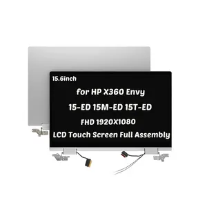 GBOLE LCD Touch Screen Hinge-up Assembly for HP Envy X360 15-ED 15M-ED0023DX 15M-ED1013DX 15M-ED1023DX 15T-ED000 15T-ED100