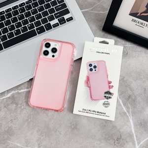 Funda Transparente de Lujo para <span class=keywords><strong>iPhone</strong></span> 17 Pro Max, Anti-amarillamiento, Cristal Suave, para <span class=keywords><strong>iPhone</strong></span> 16 <span class=keywords><strong>13</strong></span>, 2 en 1 - Product Image 1
