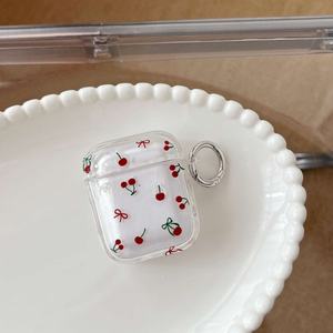 Étui pour écouteurs Bluetooth AirPods Pro 1 2 3, étui mignon en TPU Phantom cerise 6e génération pour AirPods 1 2 3 4, housse pour écouteurs - Product Image 5