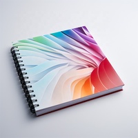 Benutzer definierte A4 A5 Blank Pocket Art Paper Schul büro Notizbuch Seiten Spiral block mit Logo