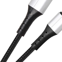 Kabel Micro USB Tipe-A VCOM 1m 3.28Ft dengan Casing Aluminium Alloy dan Pelapis Kepang, Kabel Pengisi Daya Ponsel 2A