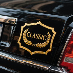 Autocollants de voiture en PVC personnalisés autocollant de pare-chocs de véhicule amovible avec logo d'entreprise imprimé enseignes publicitaires - Product Image 2