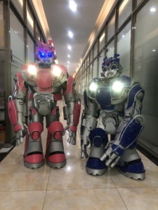 Nanchi Art Nouveau Design Portable Enfants Robot Costumes En Gros Pas Cher Accessoires De Fête Cosplay Costumes Enfants Robot LED Costumes - Product Image 5