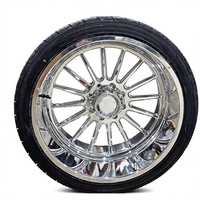 Jantes de camion en alliage d'aluminium forgé poli, jantes tout-terrain à fond profond 24x14 26x16 28x16 pour pick-up 1500