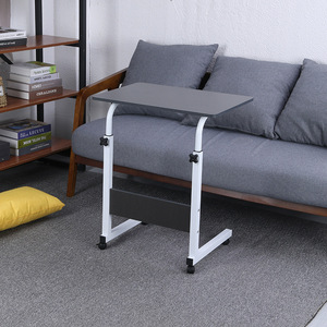 Équipé de roulettes <span class=keywords><strong>pour</strong></span> une hauteur réglable, table pliante <span class=keywords><strong>pour</strong></span> ordinateur portable, table d'appoint <span class=keywords><strong>pour</strong></span> canapé - Product Image 5