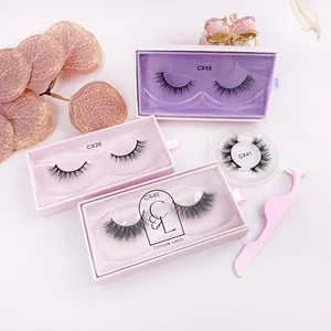 Wholesale Natural Mink Lashes 3D Mink Lashes Wiht Your Own Brand Real Mink Eyelashes