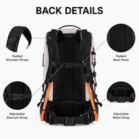 Sac à dos de randonnée en nylon léger 16L personnalisé, imperméable et réglable pour l'extérieur – Vente en gros
