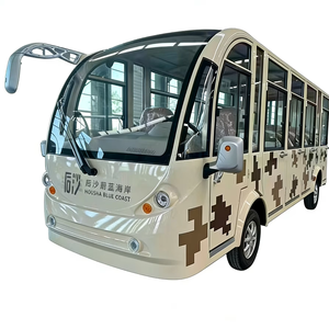 รถเที่ยวชมสถานที่ไฟฟ้า 14 ที่นั่ง แบบเปิดประทุน สำหรับรีสอร์ทและสวนสนุก - Product Image 1