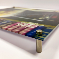 Letrero Acrílico Personalizado con Corte Láser, Placa Acrílica Impresa con UV de 3mm 5mm, Logotipo Comercial, Decoración de Pared