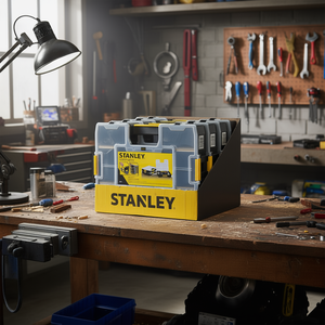 Stanley Sortmaster Tool Organizer 4 Pack <b>Storage</b> Case Set for <b>Workshop</b> Use - Product Image 3