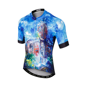 Jersey de Ciclismo Personalizado con Impresión por Sublimación a Todo Color, Unisex, con Cierre Completo, de Secado Rápido, Transpirable, de Manga Corta, para Verano, Carretera y MTB - Product Image 3