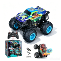 Nouveautés 2026 pour Enfants : Voiture RC Cascadeuse 360° 1/16 2.4G, Voiture Télécommandée, Jouet Cadeau pour Garçon