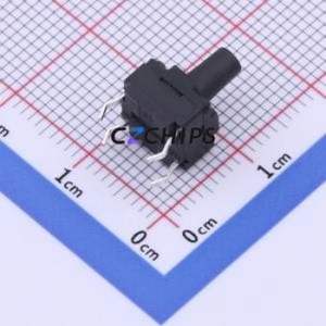 TS-1012-A14B3-D2 Tactile Switch Through hole Component (THT),8x8mm Switch Single Pole Single Throw Round Button 2.5N 8mm - Product Image 2