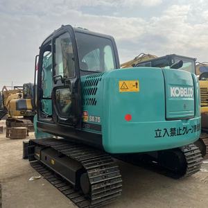 Mini-excavatrice hydraulique à chenilles à bas prix, modèle 2024, 7,5 tonnes, godet de 0,4 m, moteur ISUZU, Kobelco SK75 d'occasion à vendre - Product Image 3