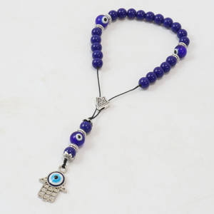 Rosario Komboloi griego de mal de ojo azul personalizado, cuentas de preocupación, ansiedad, relajante, <span class=keywords><strong>Begleri</strong></span> Churinga, coronilla para oración cristiana - Product Image 6