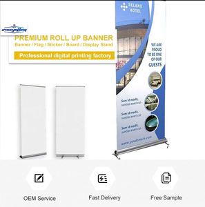 RJ ROLLUP - Soporte Retráctil para Pancartas Enrollables de 85x200cm, Personalizable en Color, para Exteriores, Impermeable, de Aluminio, para Publicidad, Bodas - Product Image 4