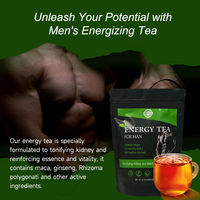 Thé Énergisant Maca Ginseng Prix Usine en Gros pour Hommes – Soutien Vitalité et Endurance – Sachets de Tisane en Vrac – Marque Privée OEM