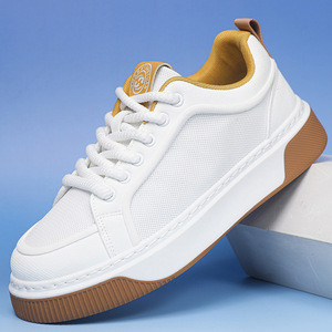 Baskets décontractées pour hommes à lacets en maille, motif dégradé sur la pointe, respirantes pour l'été, style Pékin, légères pour la marche, semelle intermédiaire en EVA, caoutchouc - Product Image 6