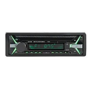 EsunWayカーラジオ1dinオートラジオAux入力レシーバーラジオステレオラジオMP3マルチメディアプレーヤーサポートFM/MP3/WMA/USB/SDカード