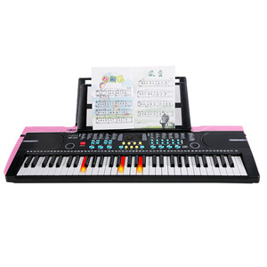 Clavier électronique pour enfants, 61 touches, instrument de musique pour débutants de 3 à 7 ans, piano multifonctionnel avec support et - Product Image 4