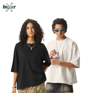 T-shirt de sport unisexe surdimensionné en tricot de haute qualité Bapeed avec imprimé étoile, manches courtes, tissu 305g - Product Image 6