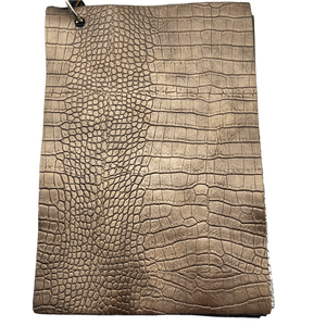 Pelle sintetica sintetica goffrata modello pelle di coccodrillo per scarpe borse tessuto ecologico riciclato - Product Image 5