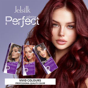 Jelsilk Crema Colorante Professionale per Capelli alla Cheratina <span class=keywords><strong>Senza</strong></span> <span class=keywords><strong>Ammoniaca</strong></span>, Tinta Permanente Delicata alle Erbe 200ml, Lisciante Idratante per Capelli Grigi - Product Image 6