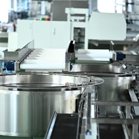 Máquina Automática de Alimentación de Pastel de Fideos Instantáneos Sincronizada con Máquina Tapadora 280 piezas/min Alta Precisión para Línea de Fideos en Tazón