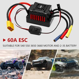 Verbeterde 60a Borstelloze Esc <span class=keywords><strong>2</strong></span>-3S Elektronische Snelheidsregelaar Programmeerkaart Waterdicht 1/10 Afstandsbediening Auto - Product Image 5