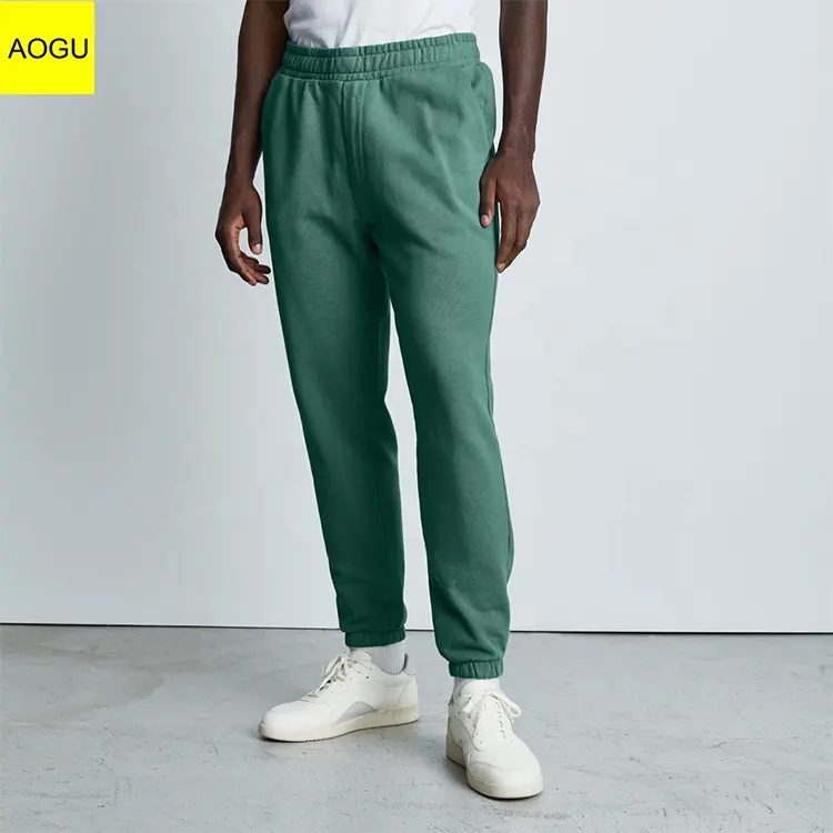 Pantaloni Jogger da pista da uomo con tasche affusolate in cotone con Logo personalizzato