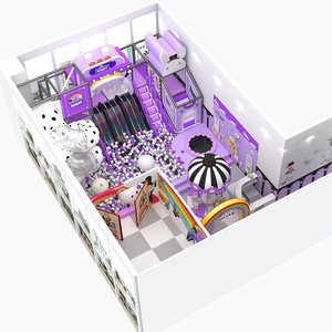 高品质商业室内游乐场，带滑梯软儿童游戏区，用于购物中心 - Product Image 2