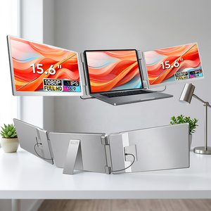 ราคาพิเศษ จอภาพพกพา IPS ขนาด 15.6 นิ้ว รุ่นใหม่ปี 2026 หน้าจอ LCD รองรับการแสดงผลแบบสามจอ ใช้งานร่วมกับแล็ปท็อประบบ Win และ Mac OS ได้ - Product Image 1