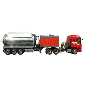 Semirremolque de Succión por Chorro para Excavación Hydrovac, Tanque de Acero Inoxidable de 25m³, 3 Ejes, Sistema de Bomba de Potencia Independiente, Fabricante Chino, Exportación - Product Image 1