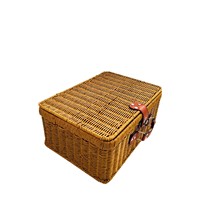 Boîte de rangement moderne minimaliste de luxe léger en PP avec couvercle rabattable, anti-poussière et portable, organisateur de jouets pour salon