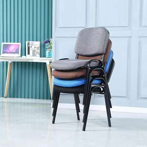 Chaise de conférence et de formation à cadre métallique pour salle de réunion, bureau et hôtel, prix usine - Product Image 4