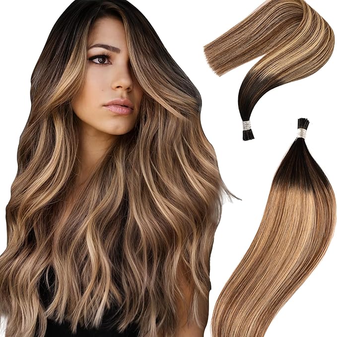 Black to Chocolate Brown and Caramel Blonde