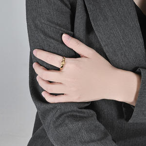 Unisex Titanium Steel <b>Ring</b> Geometric Design For Men Women Gift Jewelry - Product Image 3