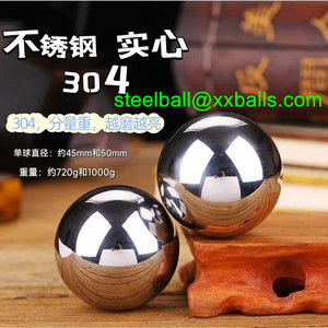 Ejercicio manual AISI304 Bolas Baoding de acero inoxidable 60mm 45mm 50mm 40mm para balonmano de Fitness - Product Image 4