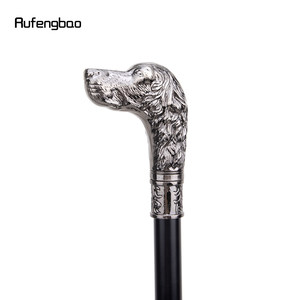 Canne de marche élégante en forme de chien léopard en acier au carbone pour messieurs - Product Image 2