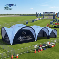 Tente gonflable ignifuge pour événements, structure hermétique, taille personnalisée pour événements d'entreprise, activités sportives, camping en bord de mer, promotion