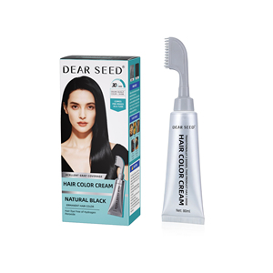 Tinta per <span class=keywords><strong>Capelli</strong></span> in Crema con Pettine Integrato per Donne, Copertura Istantanea dei <span class=keywords><strong>Capelli</strong></span> Grigi, Formula <span class=keywords><strong>Senza</strong></span> Miscelazione, Tinta Permanente Naturale - Product Image 1