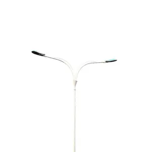 Outdoor Solar Led Street Lighting Metal Pole Lamp Post