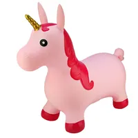 ילדים באיכות גבוהה מתנה מתנפח צעצוע ילדים רכיבה Unicorn קופצני בעלי החיים הופר