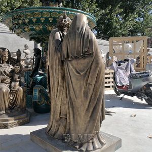 Blve nhà thờ trang trí sân vườn cổ điển cuộc sống Kích thước kim loại Christian Tôn Giáo đồng thau Thánh Gia đình tượng Đồng tác phẩm điêu khắc - Product Image 6