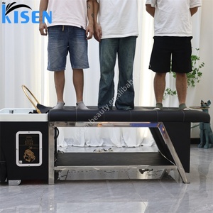 เก้าอี้นวดสระผม KISEN รุ่นโมเดิร์นลักชัวรี่ พร้อมเตียงสระผมสปาบำบัดด้วยน้ำ  เก้าอี้สระผมเพื่อการไหลเวียนโลหิตสำหรับร้านเสริมสวย - Product Image 2